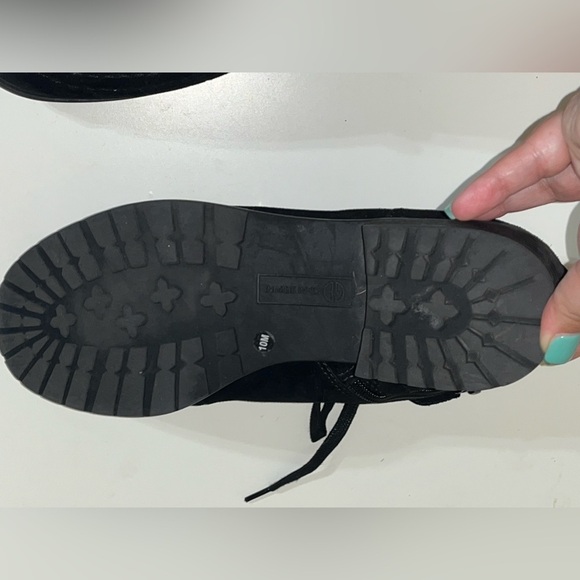 Giani Bernini Womens Bertey Suede Lace-Up Booties Memory Foam - Picture 7 of 9